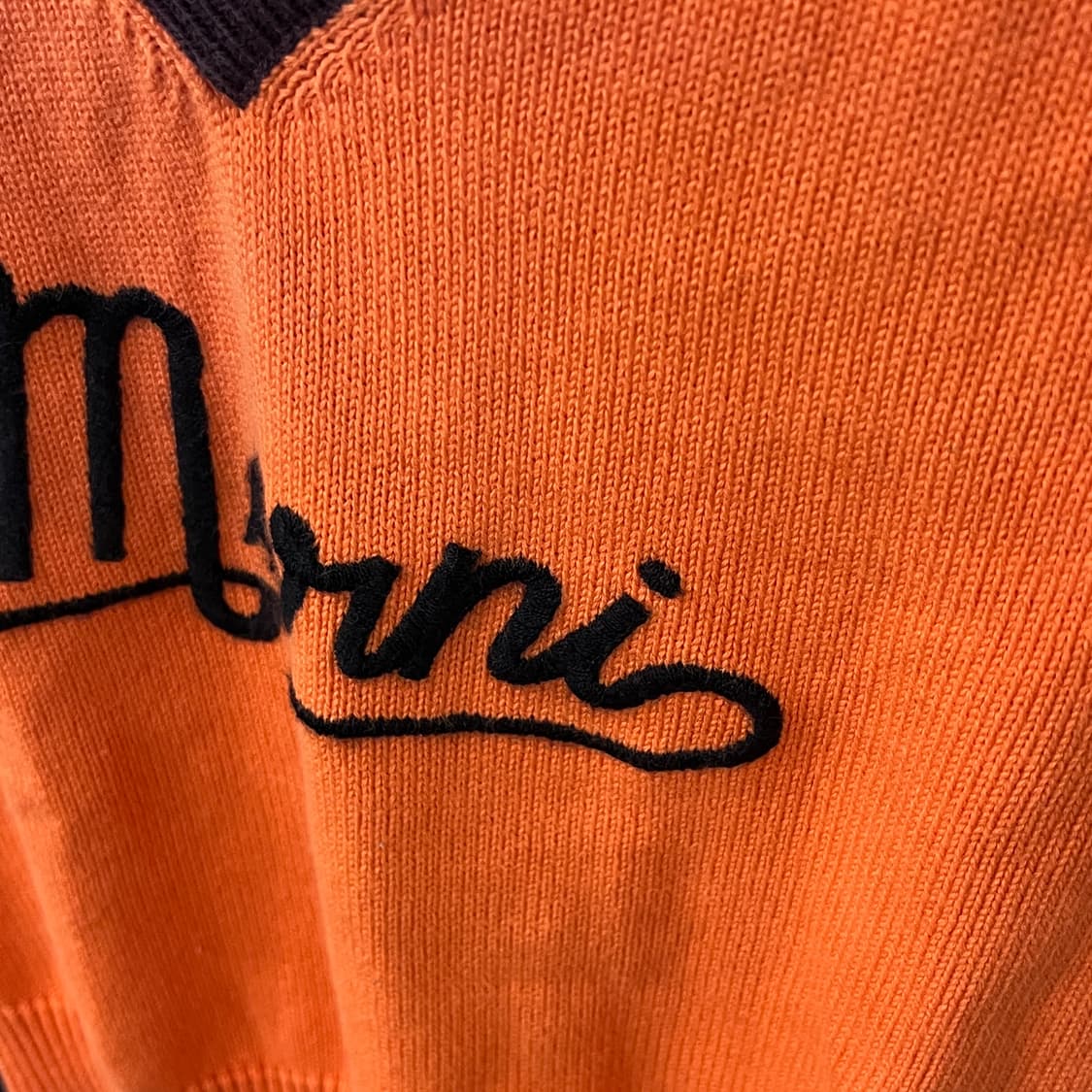 [40] 마르니 브이넥 스웨터 캐럿 니트조끼 상품이미지5