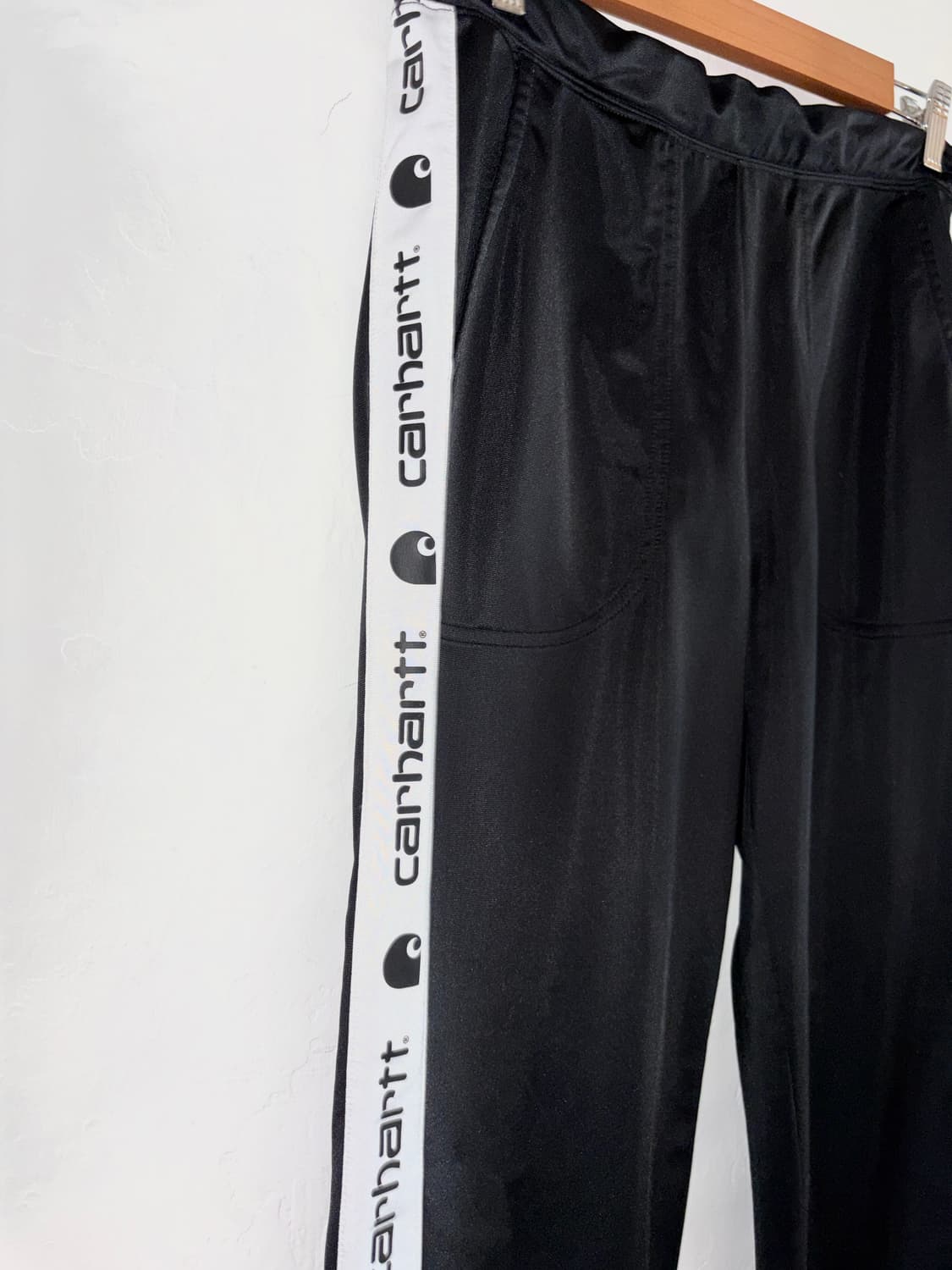 Carhartt WIP GOODWIN 트랙 팬츠 / Black 상품이미지3