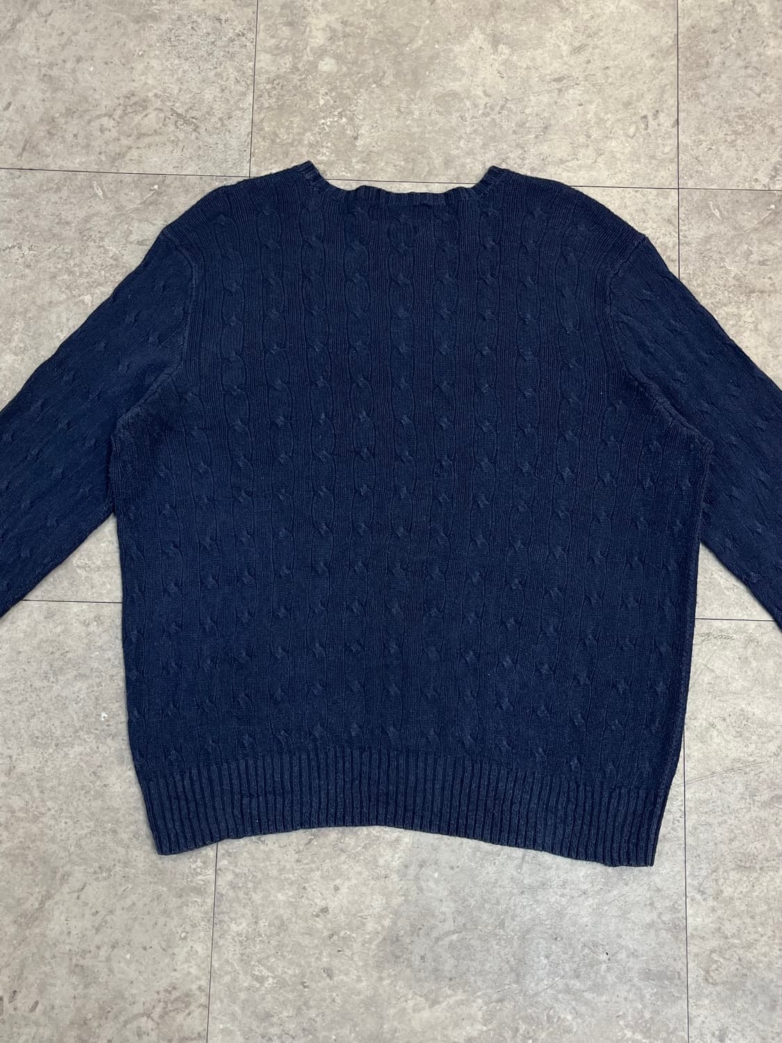 폴로 랄프로렌 꽈배기 니트 네이비 XL #csz3551 상품이미지6