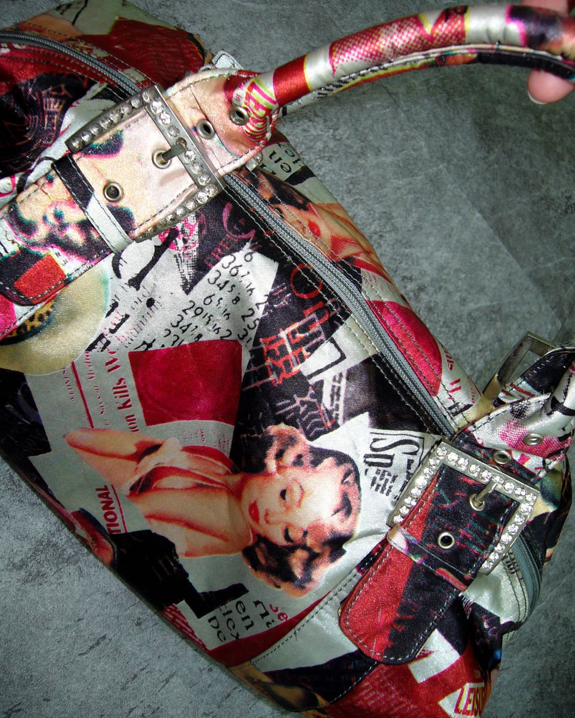 Retro Printed Bag 상품이미지3