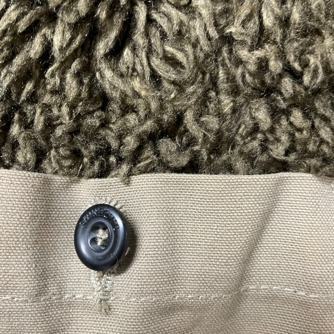 스톤아일랜드 후리스 내피 브라운 M 상품이미지4