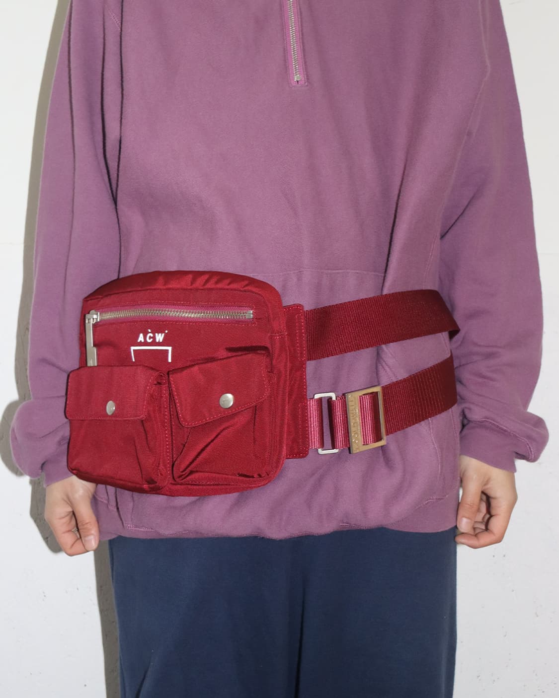 어 콜드 월 19SS 어브더먼 백 와인 상품이미지3