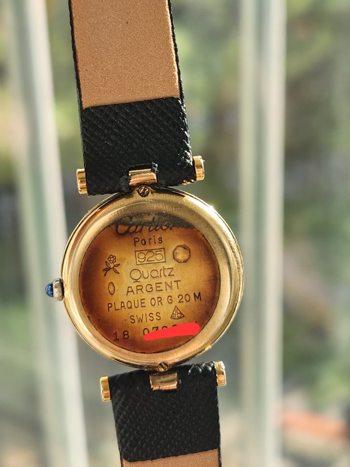 레어] 까르띠에 빈티지 머스트 방돔(vendome) 트리니티 다이얼 시계 상품이미지6