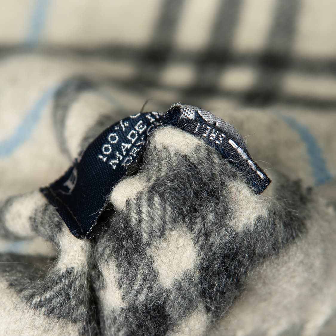 [정품] 00s 버버리 런던 노바체크 캐시미어 머플러  상품이미지4