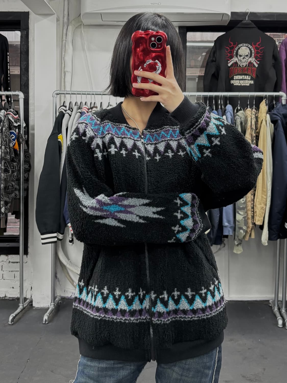 히스테릭 글래머 에스닉 플리스 자켓 상품이미지4