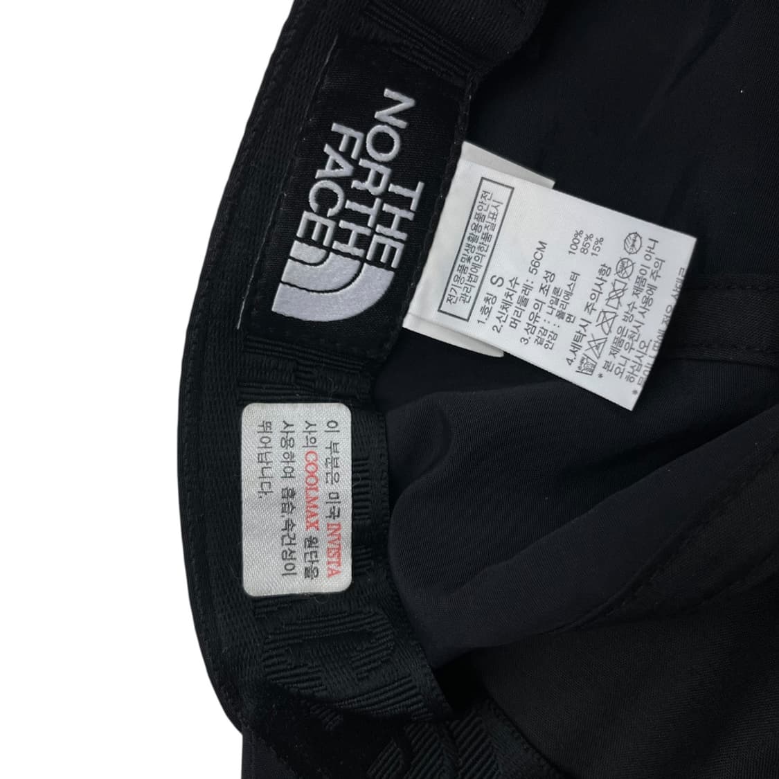 노스페이스 센터로고 블랙 볼캡 상품이미지8