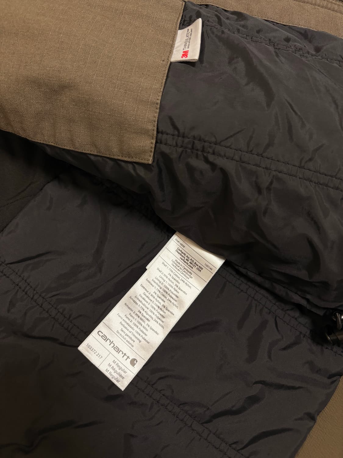 새상품급 칼하트 풀스윙 스틸 자켓 103372 217 상품이미지6