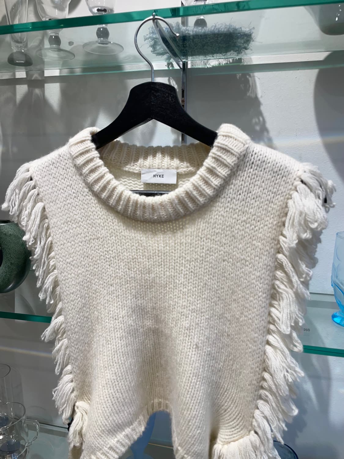 HYKE knit vest 상품이미지3