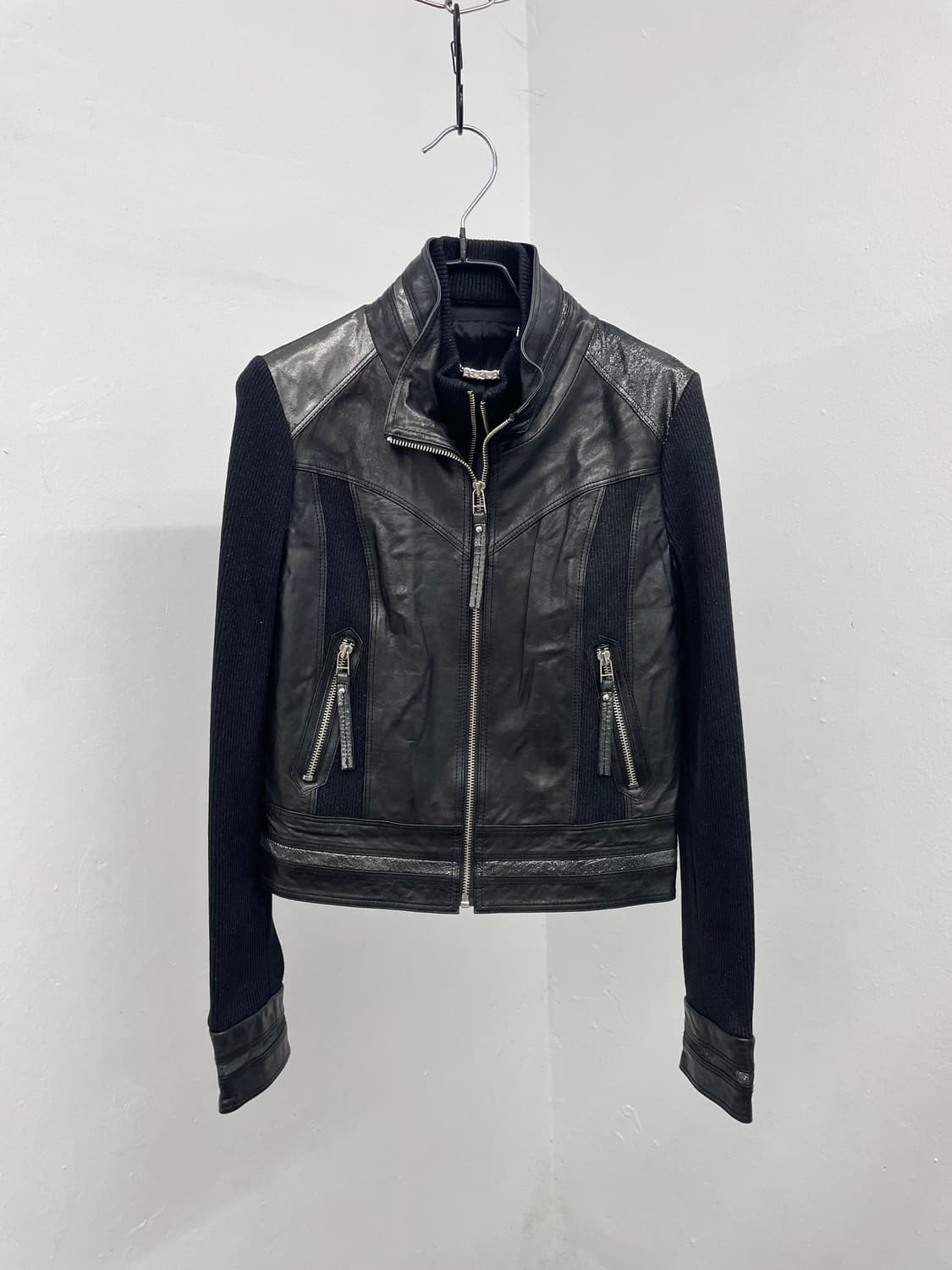 락시크 양가죽 레이어드 자켓 상품이미지6