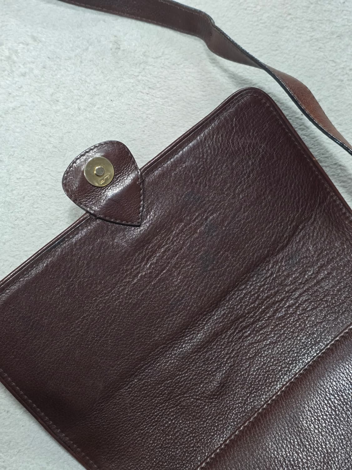 Celine 셀린느 브라운 레더 크로스백  상품이미지9