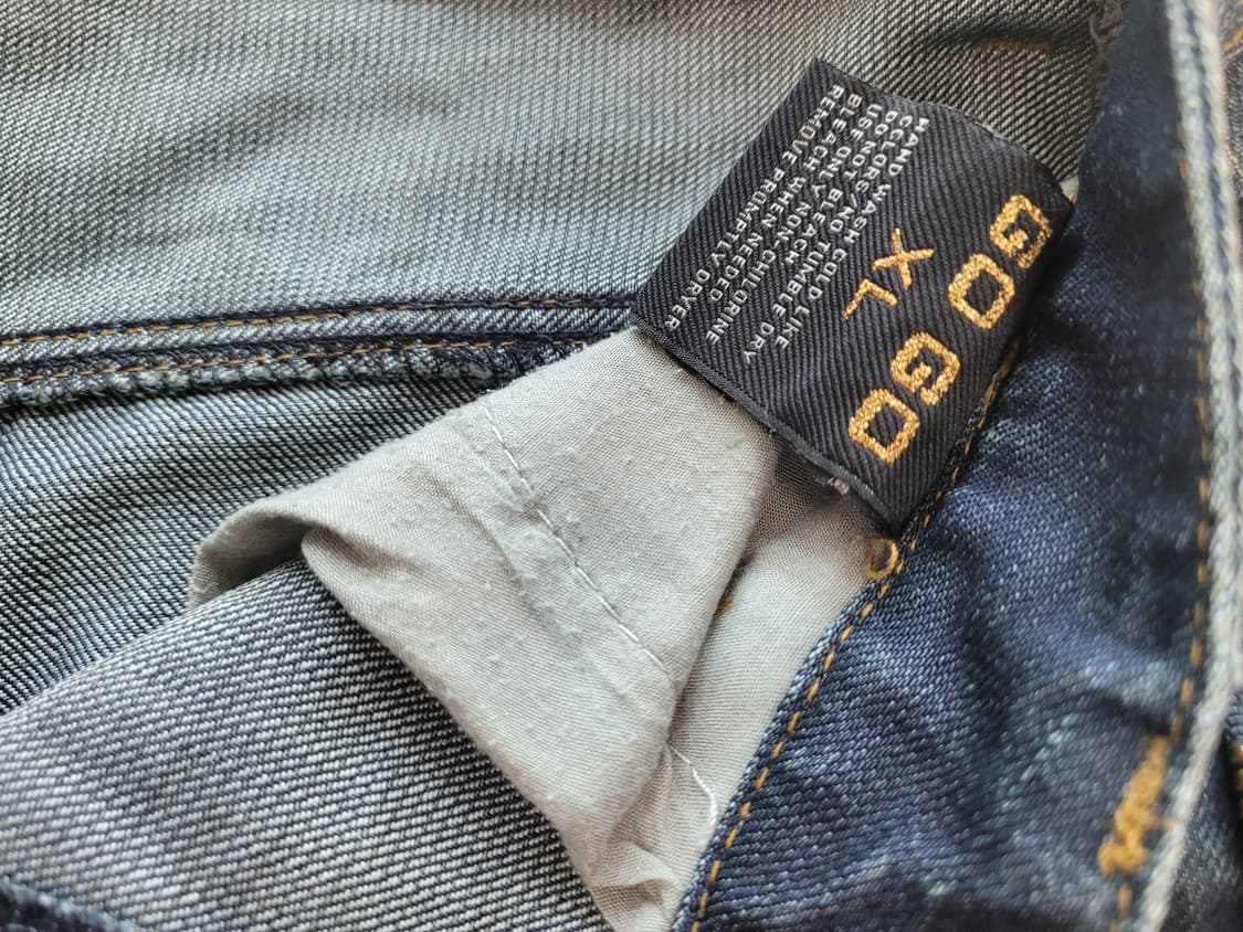 남자 메탈지퍼 엠보 청바지 31 다크네이비 상품이미지6