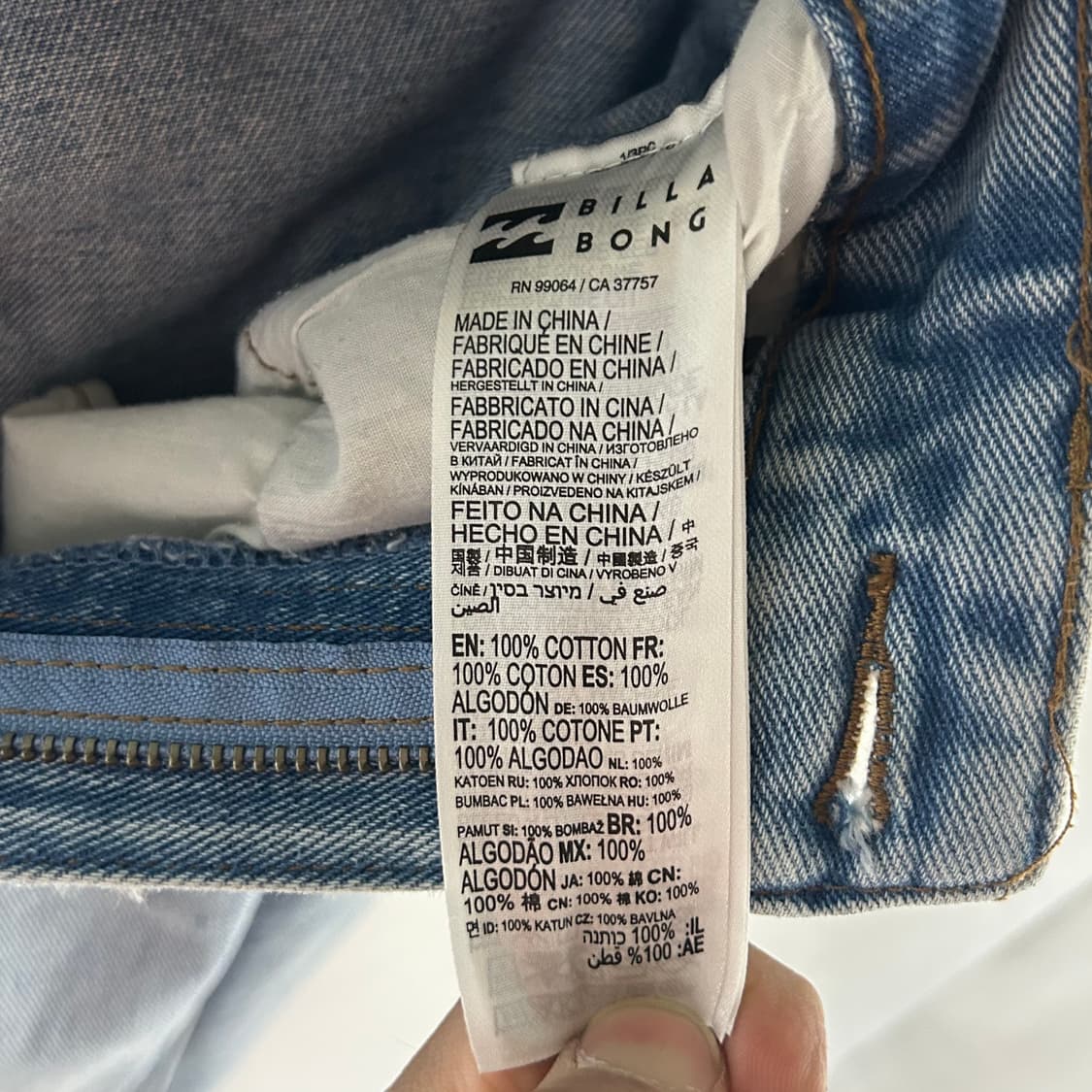 [Wrangler X Billabong] 랭글러 패치워크 부츠컷 데님팬츠 상품이미지6