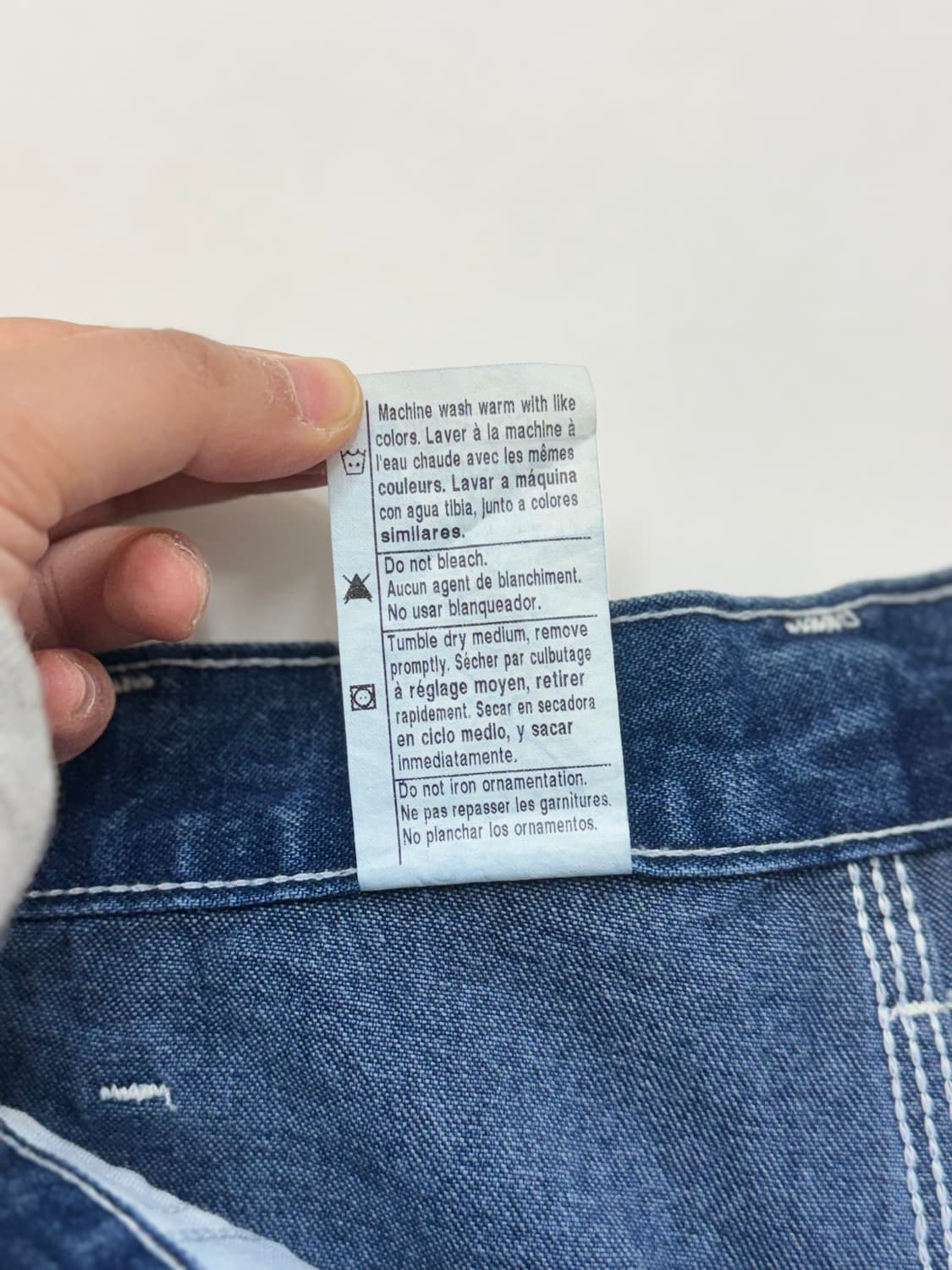 Carhartt 칼하트 카펜터 데님 워크 하프 팬츠 상품이미지10