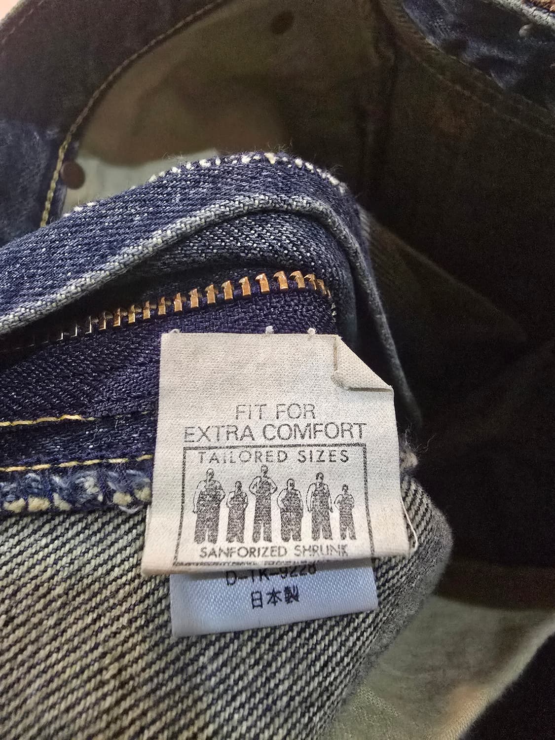 일본 리 Lee 세미부츠컷 데님진 33사이즈입니다. 상품이미지6