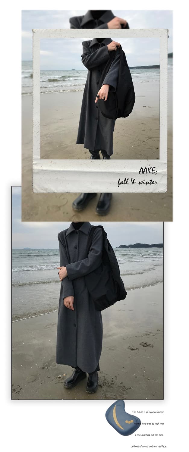 (당일발송) 아케 테일러 롱 코트 판매합니다. 상품이미지2