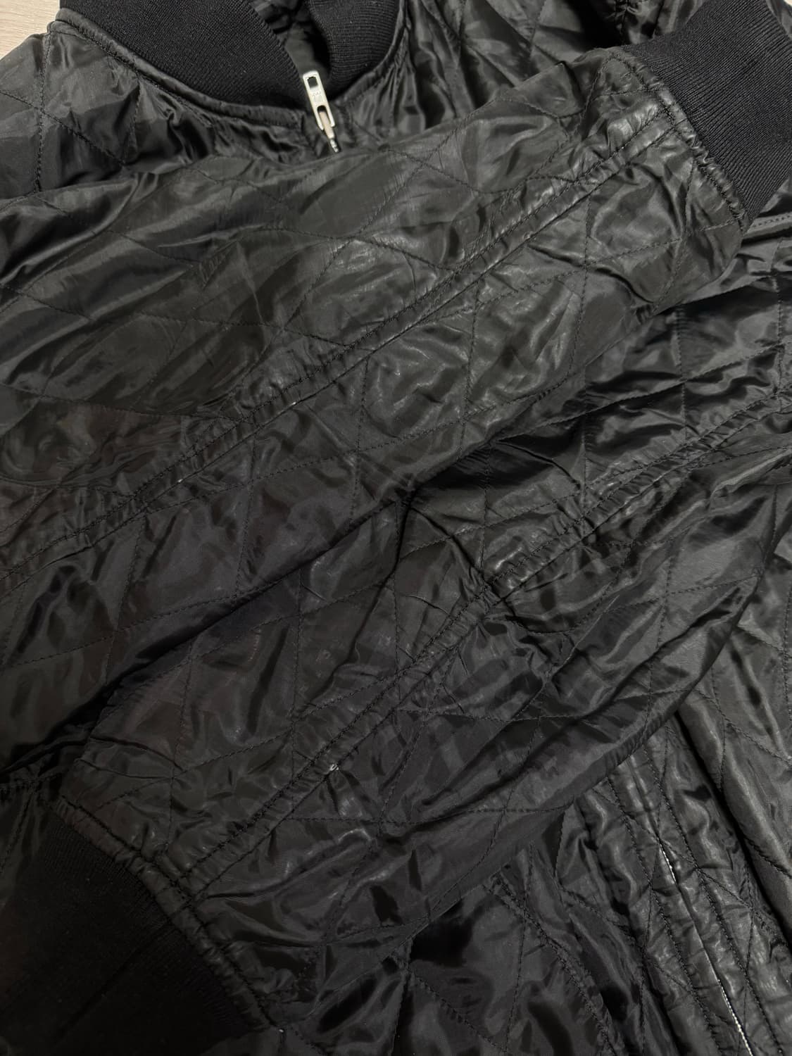 꼼데가르송 스태프 퀄팅 봄버자켓 XL 상품이미지7