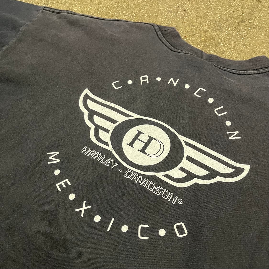 90s 할리데이비슨 바앤실드 티셔츠 (105) 상품이미지4