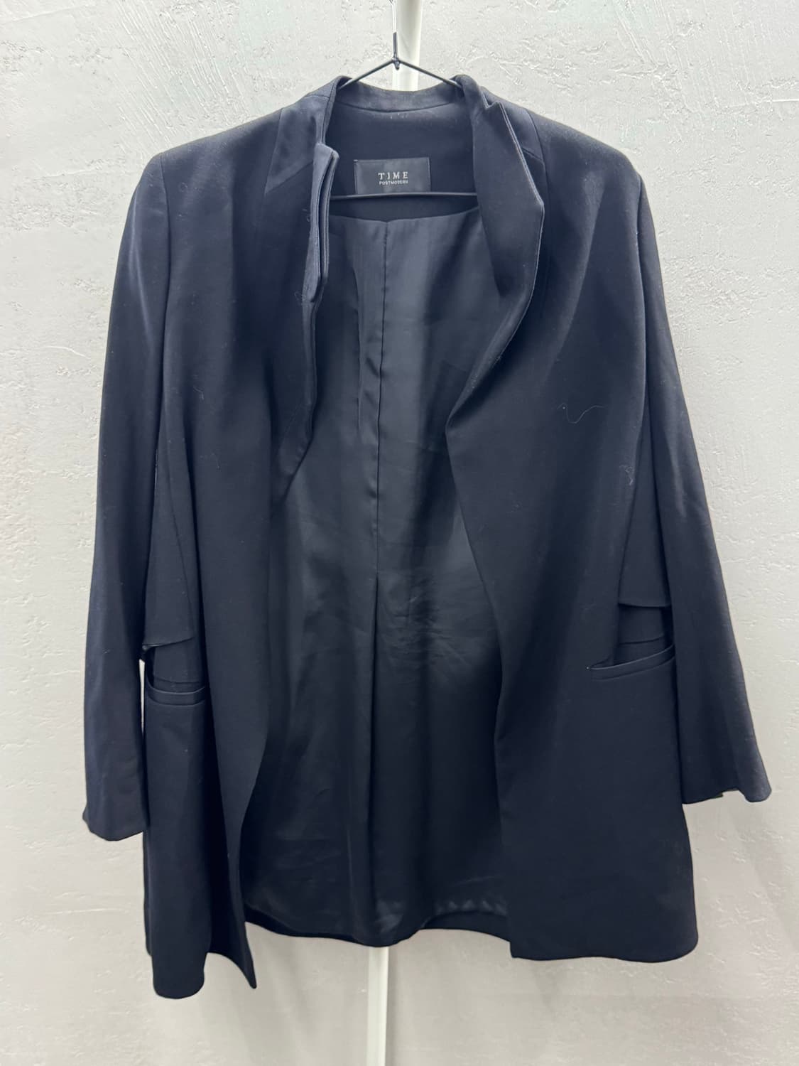 TIME 블랙 코트 76-90-155 상품이미지2