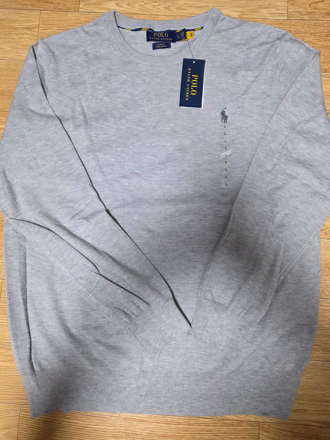 폴로 피마코튼 그레이 L 상품이미지1