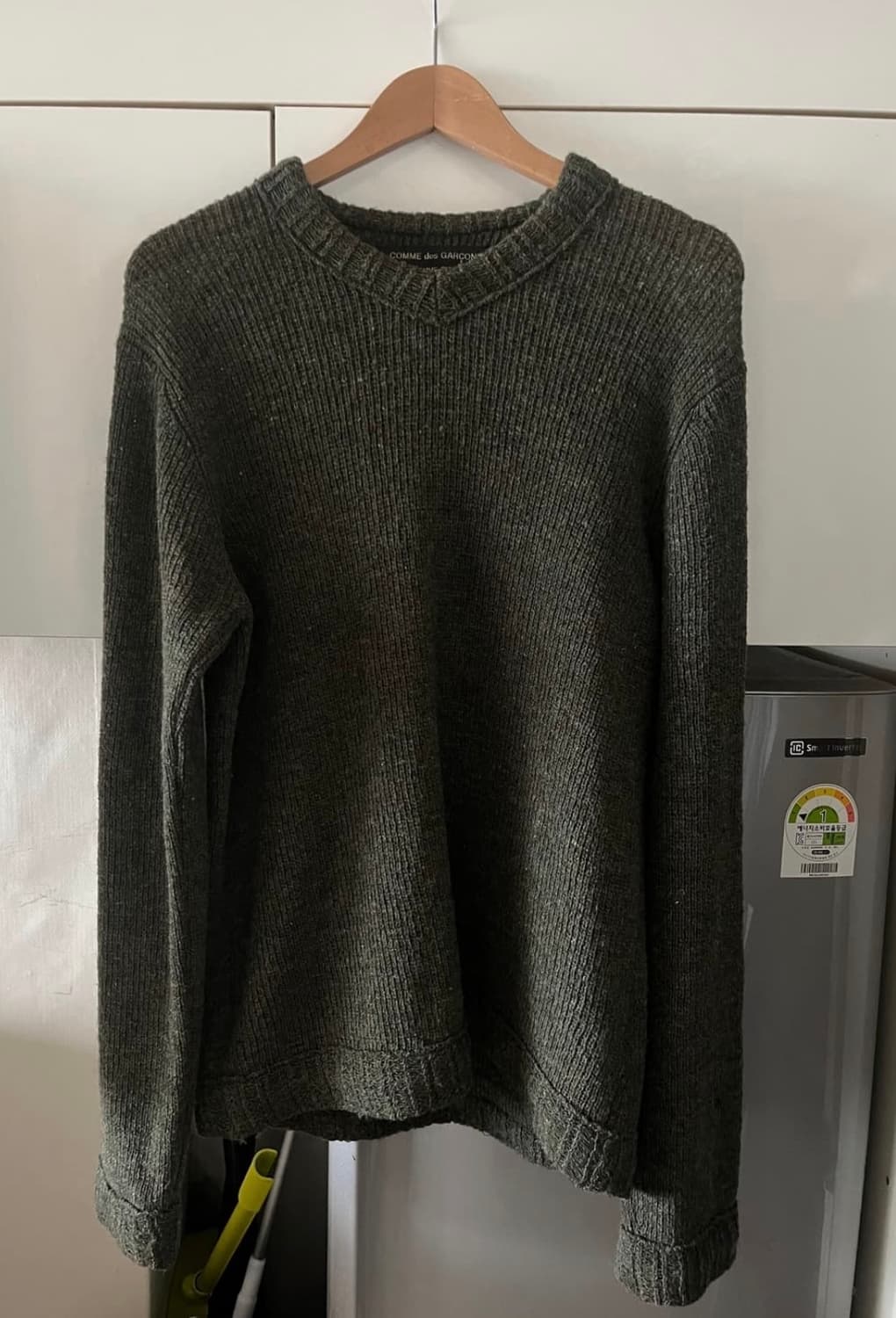 90s 꼼데가르송 옴므 플러스 브이넥 니트  상품이미지1