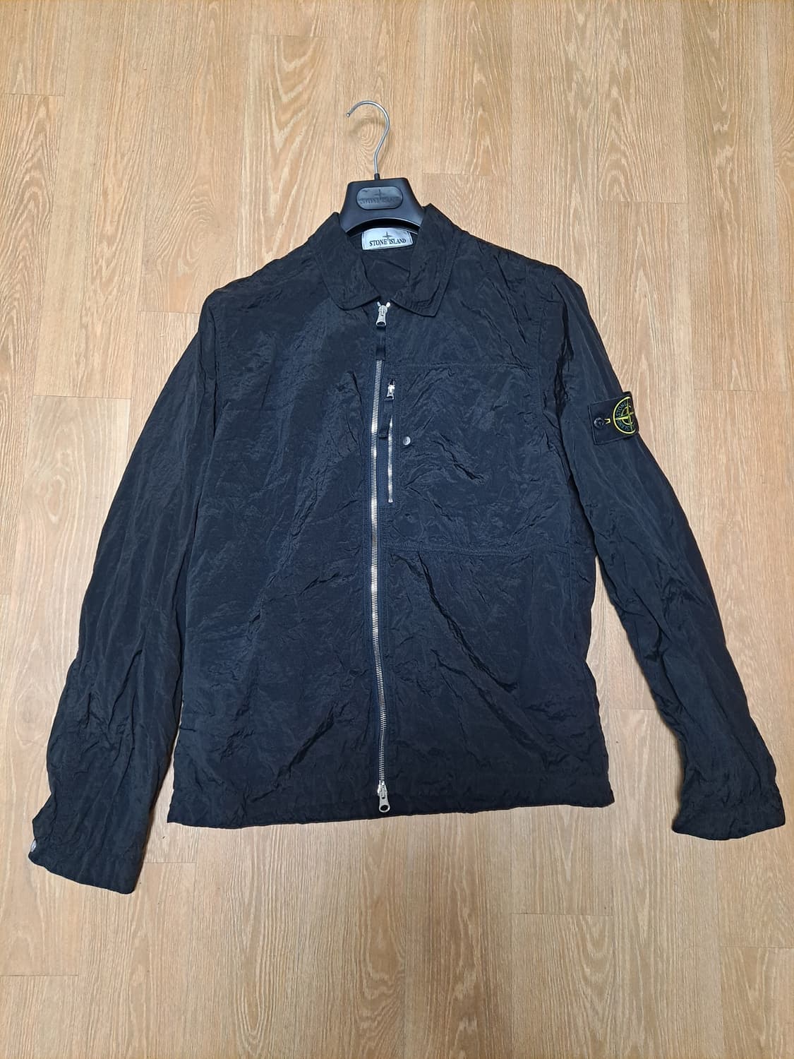 스톤아일랜드 에코닐 나일론메탈 자켓 블랙 M 상품이미지1