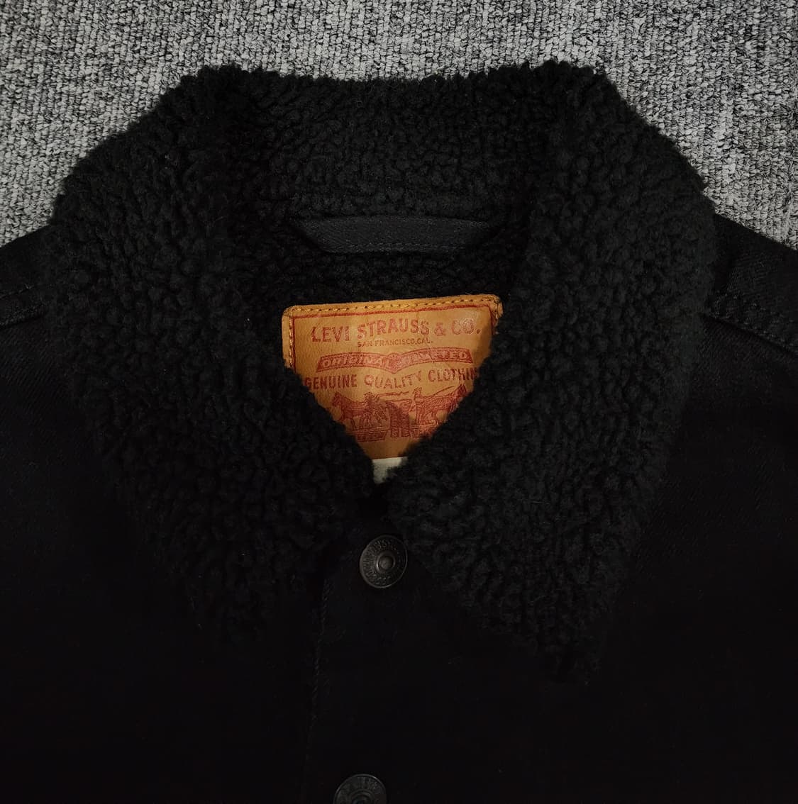 리바이스 x 디즈니 미키마우스 협업 쉐르파 트러커 데님 자켓 S 상품이미지4