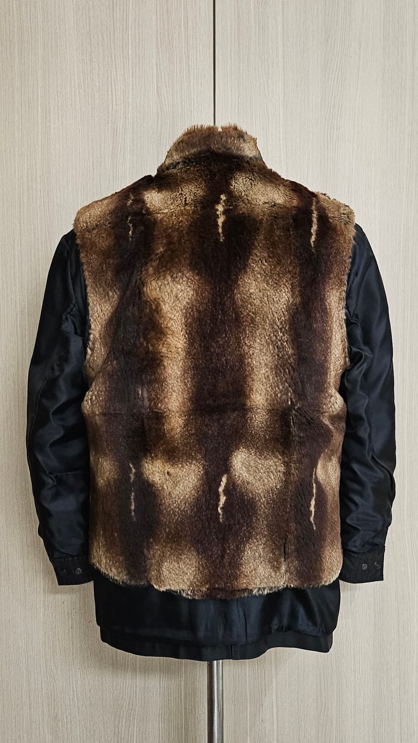 (정가100만원대)로가디스 블랙라벨 토끼털 블랙 양가죽자켓 95~100 상품이미지8