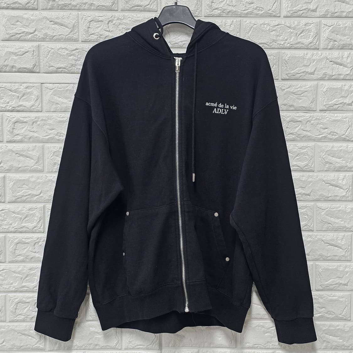 택포) 아크메드라비 ADLV 후드집업 블랙 XL 상품이미지1