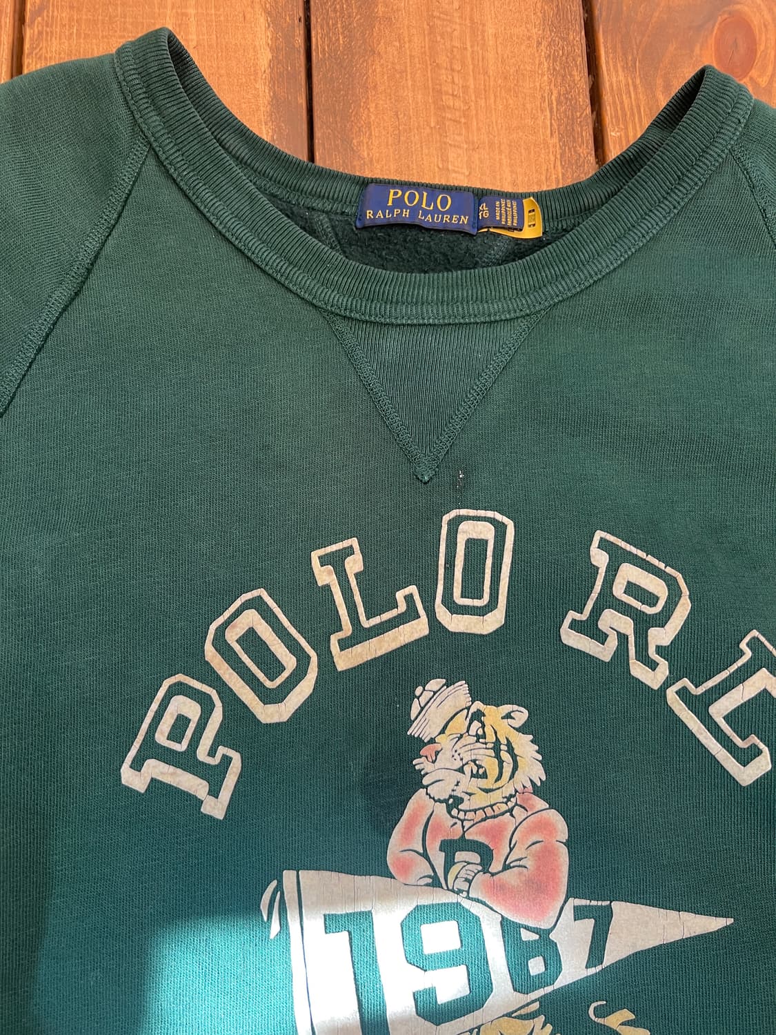 폴로 그린 타이거 맨투맨 상품이미지9