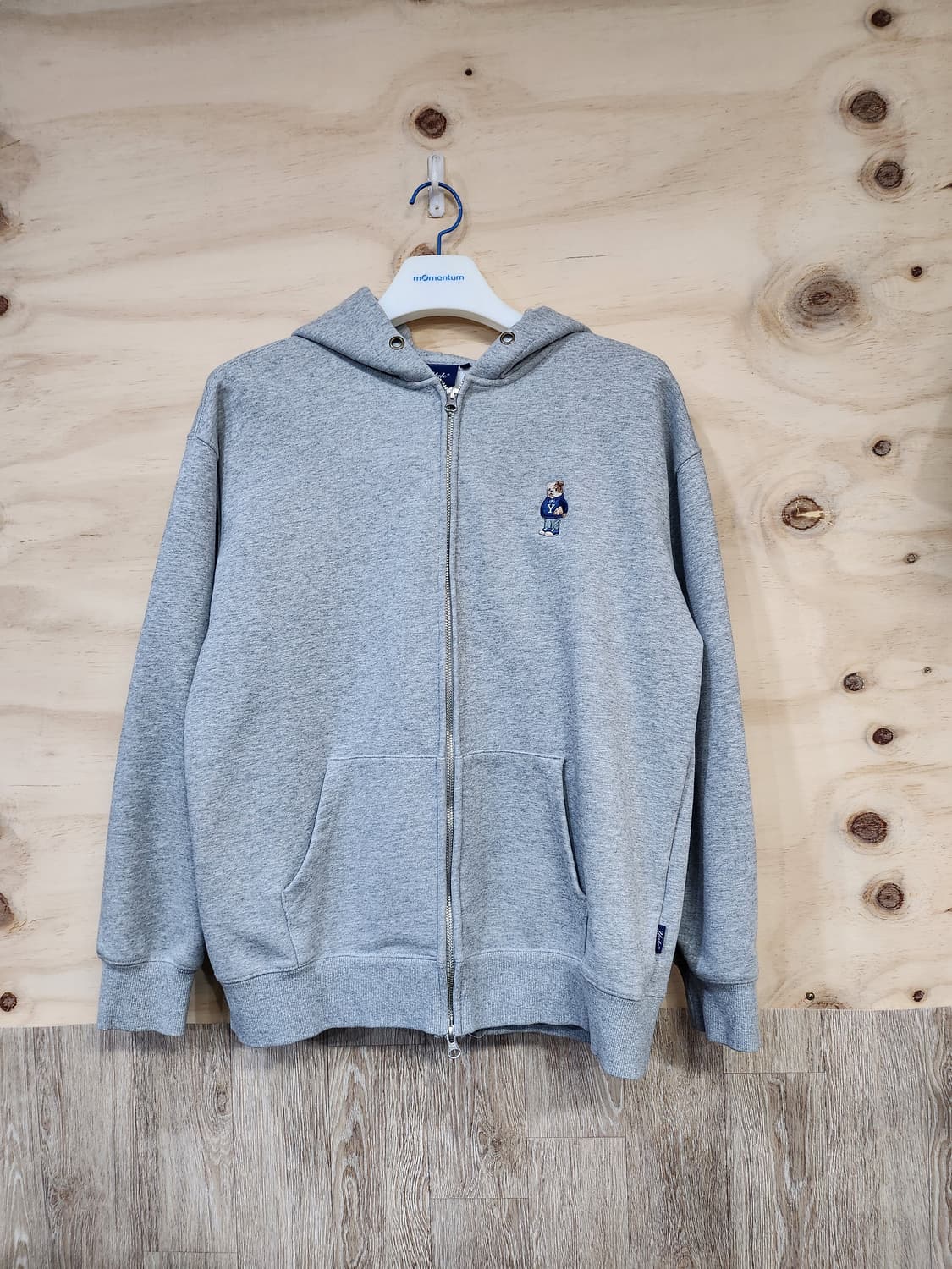 1007) 예일 Yale 곰돌이 자수 후드집업 상품이미지1