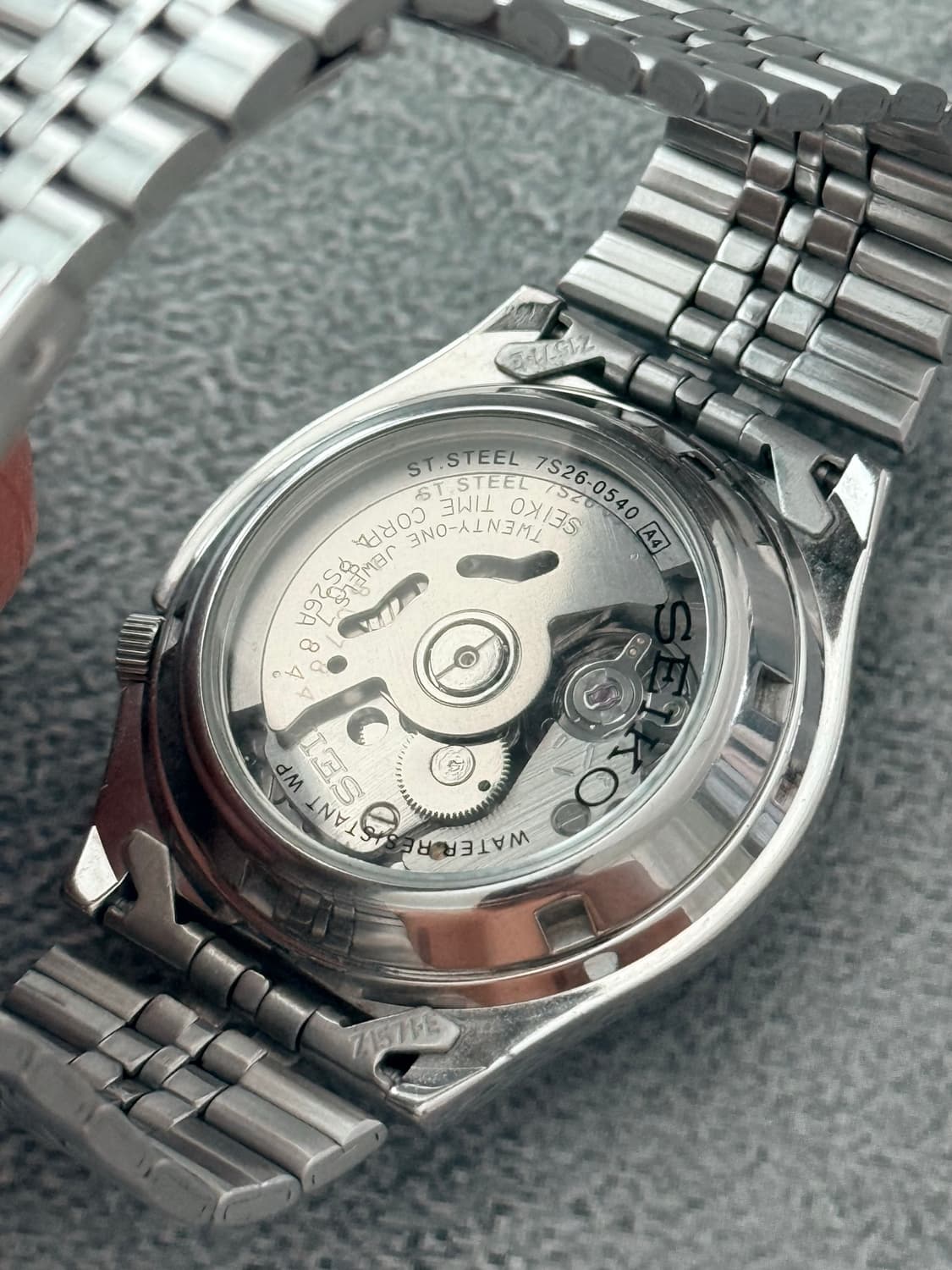 Seiko 세이코 5 AUTOMATIC 시스루 백 1998 상품이미지4