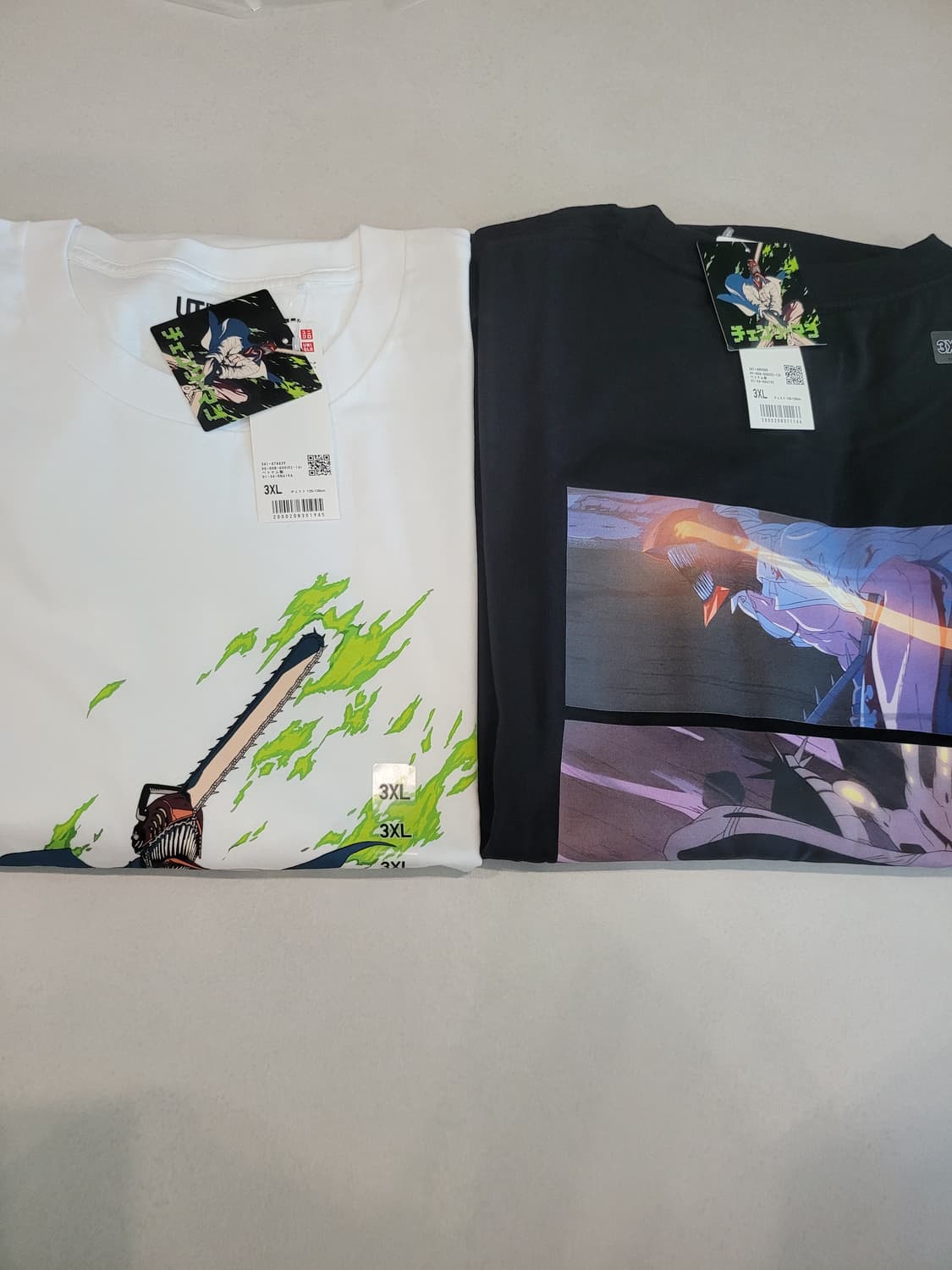 ⛓️ [희귀 3XL 세트] 유니클로 재팬 x 체인소맨 한정판 UT 2종  상품이미지1