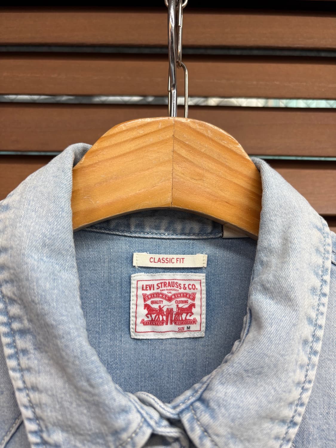 Levis 리바이스 웨스턴 데님 셔츠 상품이미지7
