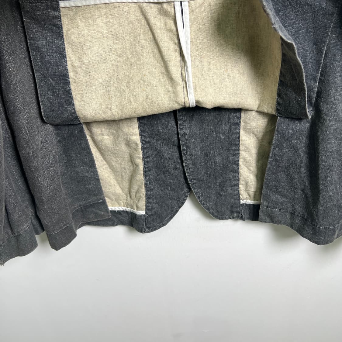 네버씬띵 코튼 워싱 블레이저 자켓 XL 상품이미지8