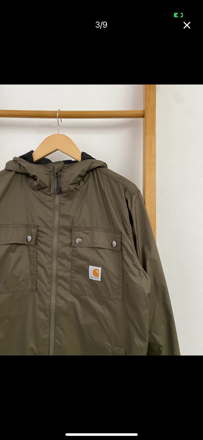 [S] 칼하트 레인디펜더 자켓 카키 상품이미지2