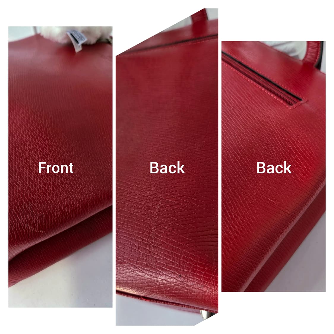 90s Balenciaga Leather 2WAY Dark Red 상품이미지9