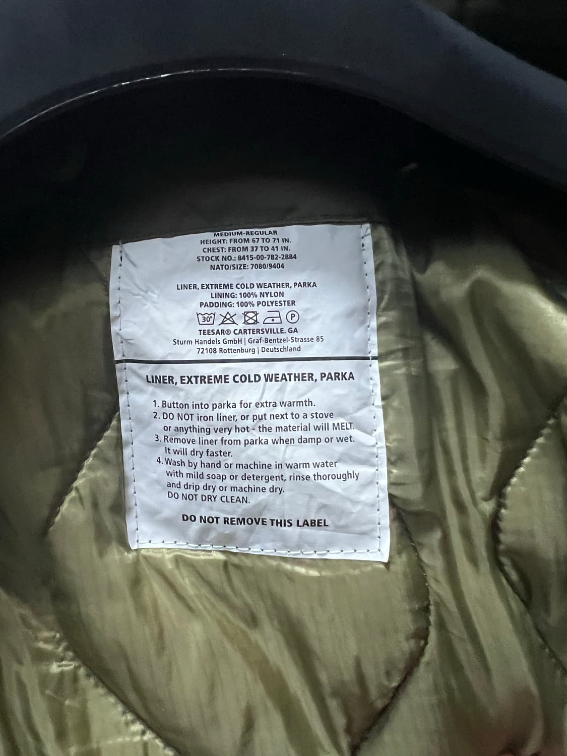 밀텍 컬티즘 M65 피쉬테일 파카 카키 M사이즈 상품이미지2