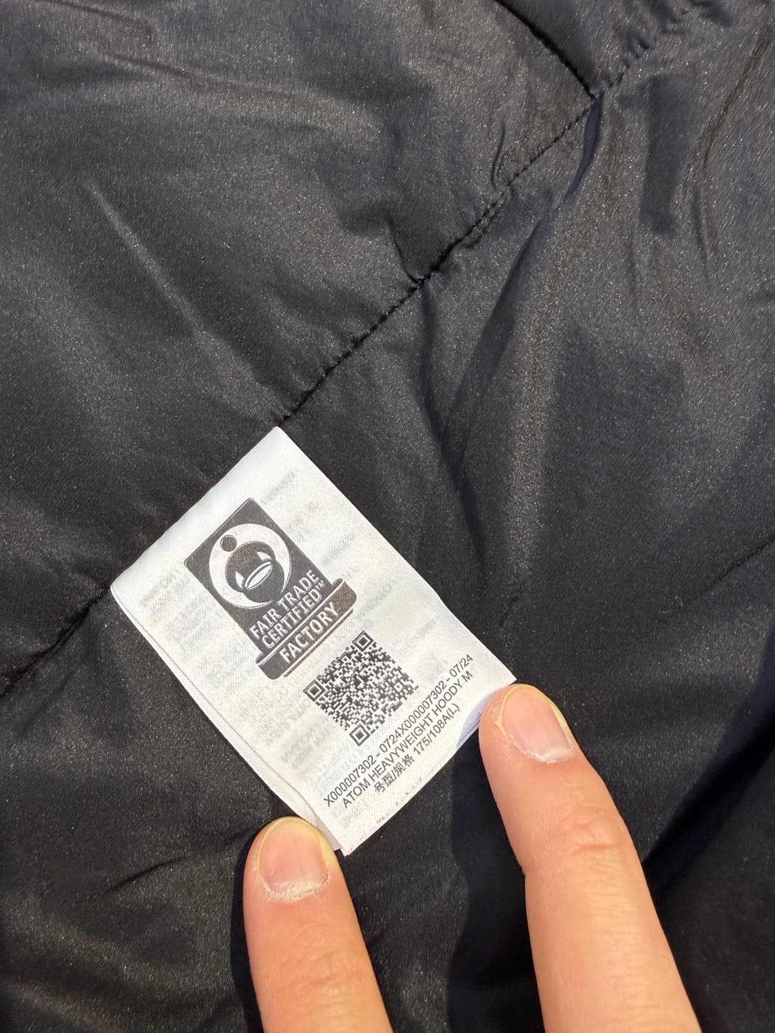 아크테릭스 아톰 헤베웨이트 블랙 라지 상품이미지6