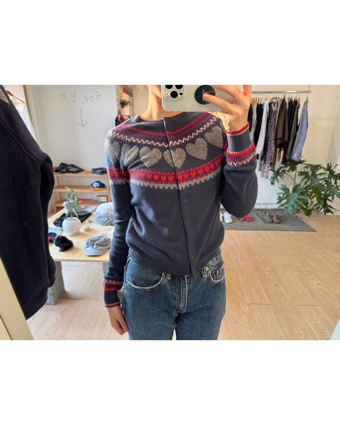 Benetton heart cardigan 상품이미지1