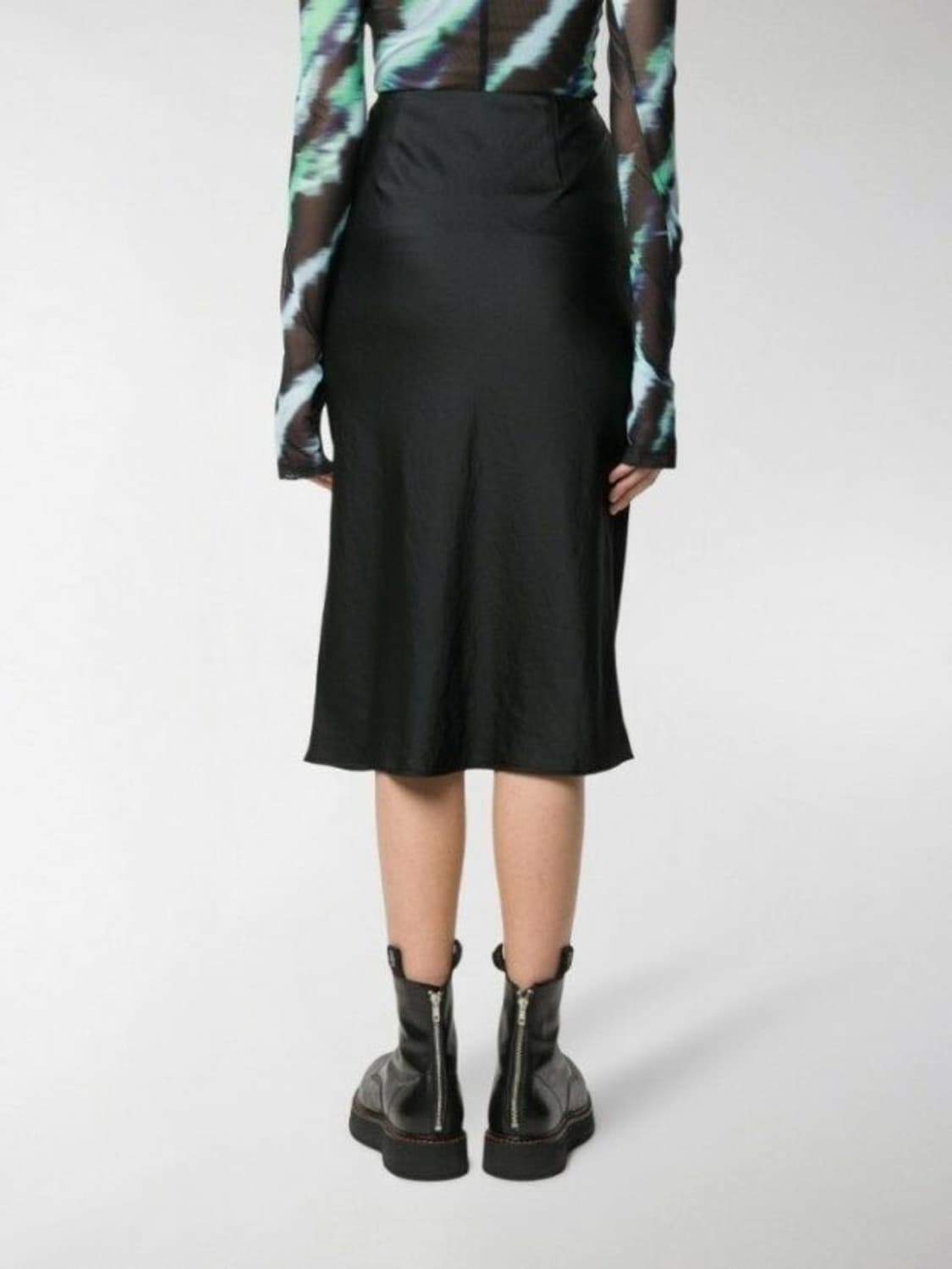 알렉산더왕 새틴 미디 스커트 블랙 상품이미지2