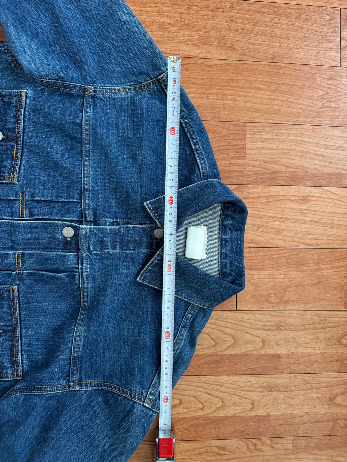 카키스 데님 자켓 미디움 다크블루 상품이미지5