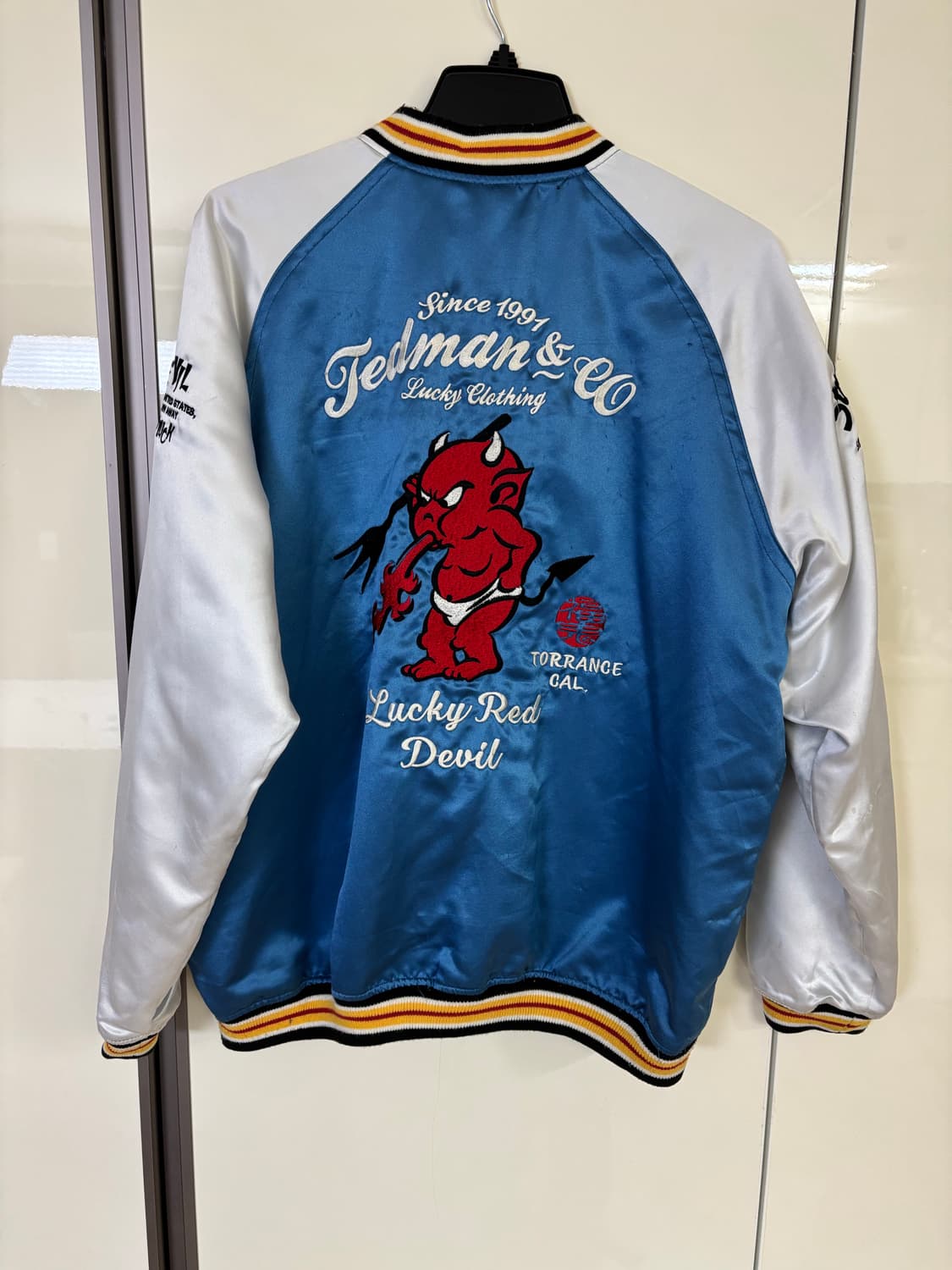 테드맨 Lucky Red Devil 자수 스카잔 상품이미지2