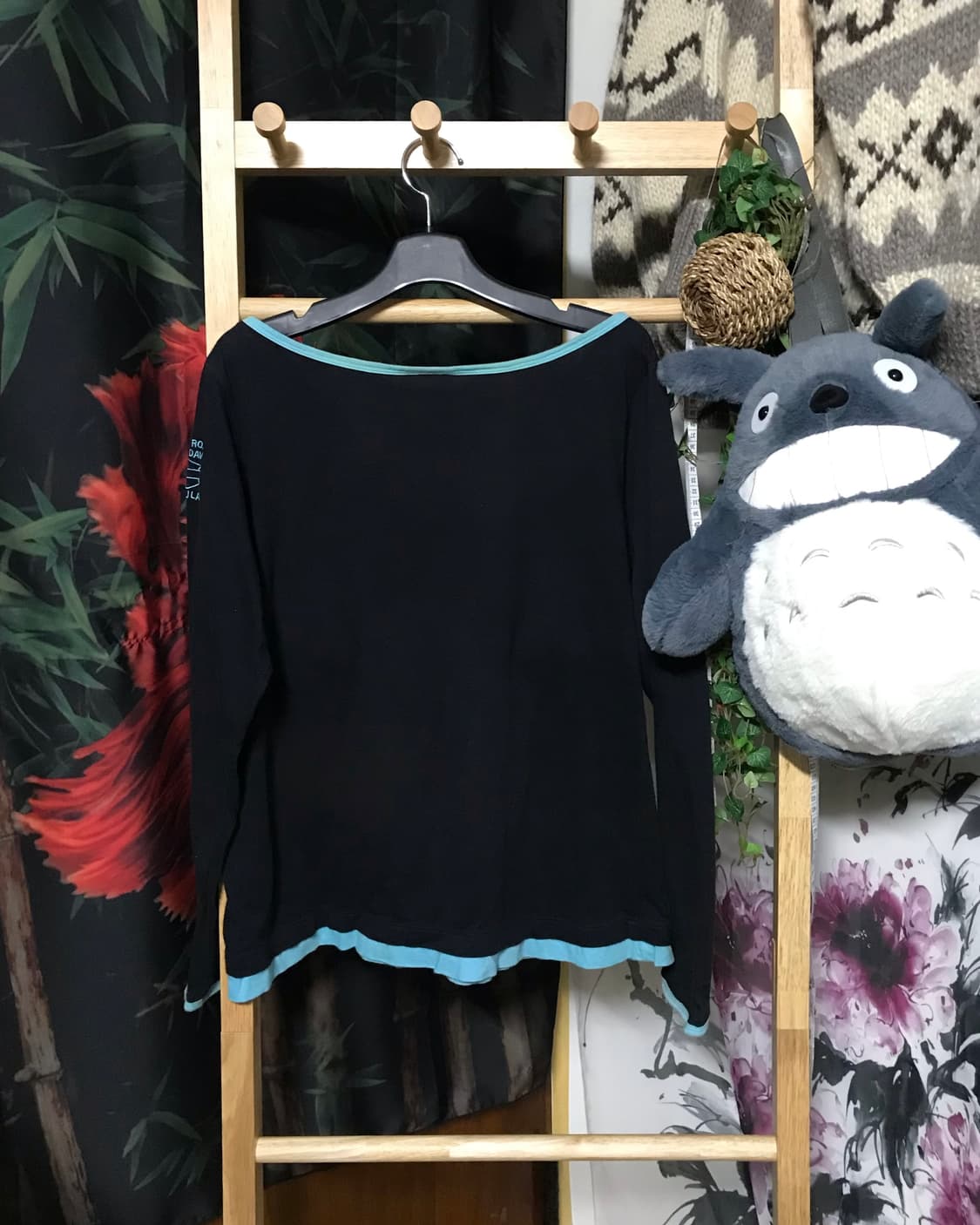 할리데이비슨 민트 자수 레이어링 롱 슬리브 상품이미지5