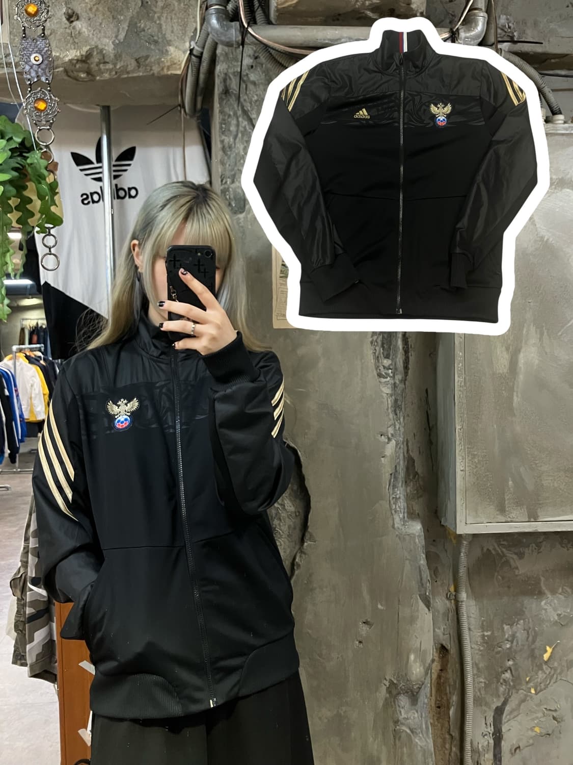 아디다스 트랙탑 블랙 95  #csz830 상품이미지1