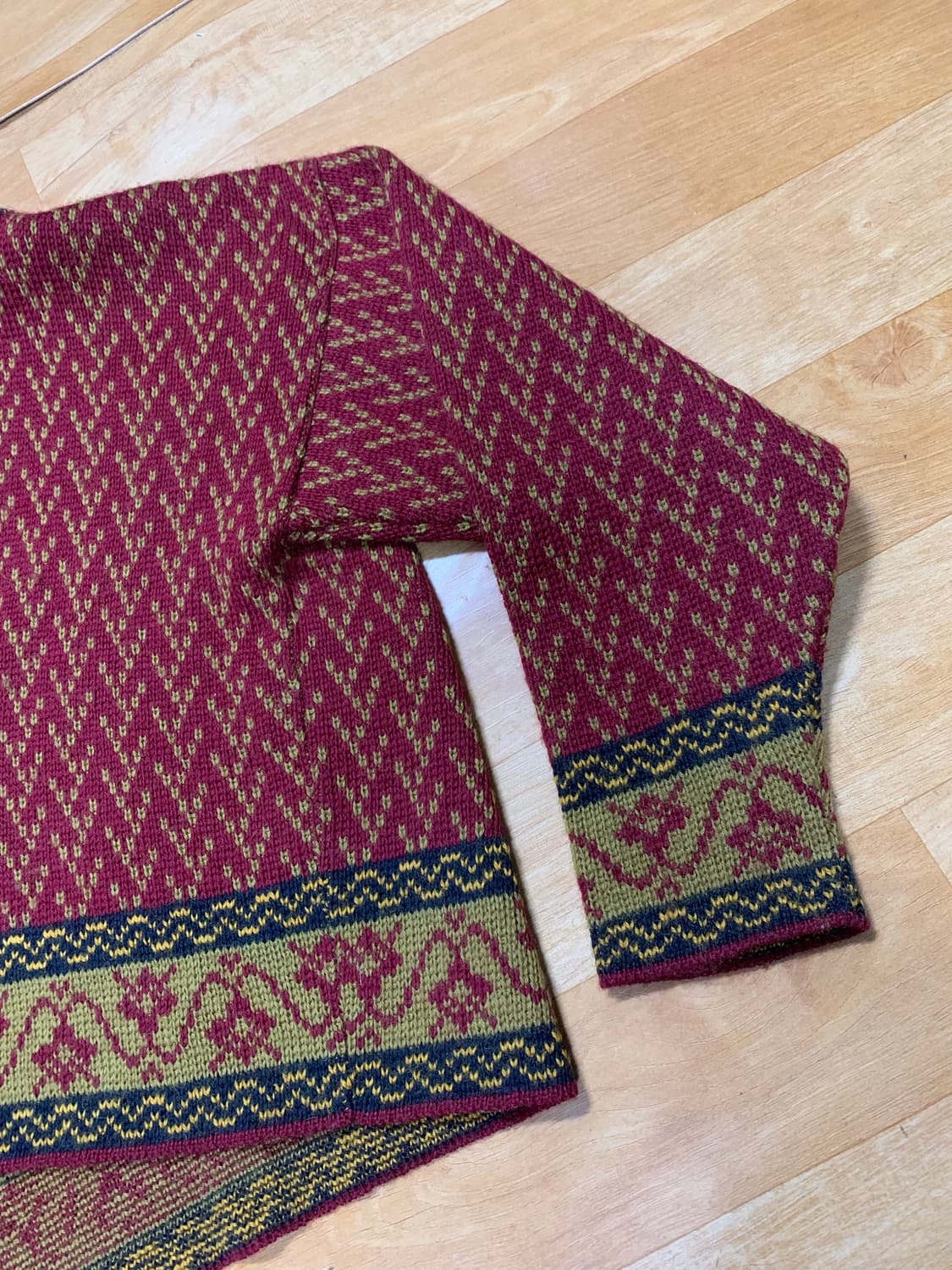 VOLUND 볼룬드 러큰-노르웨이 니팅 카디건(램스울)M 사이즈 상품이미지3