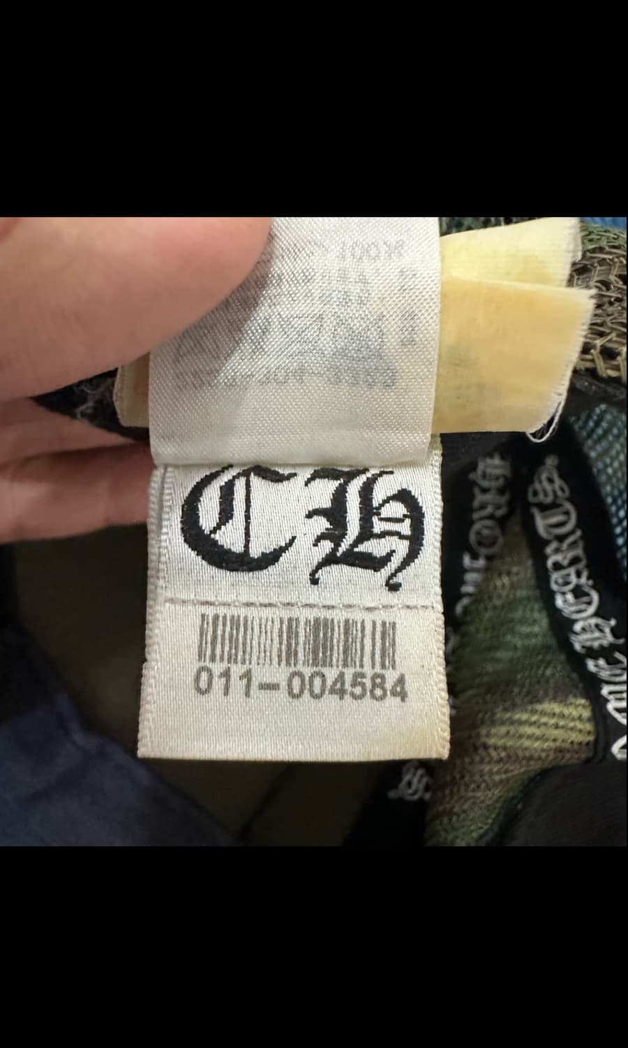 크롬하츠 블랙 CH 패치 메쉬캡 상품이미지7