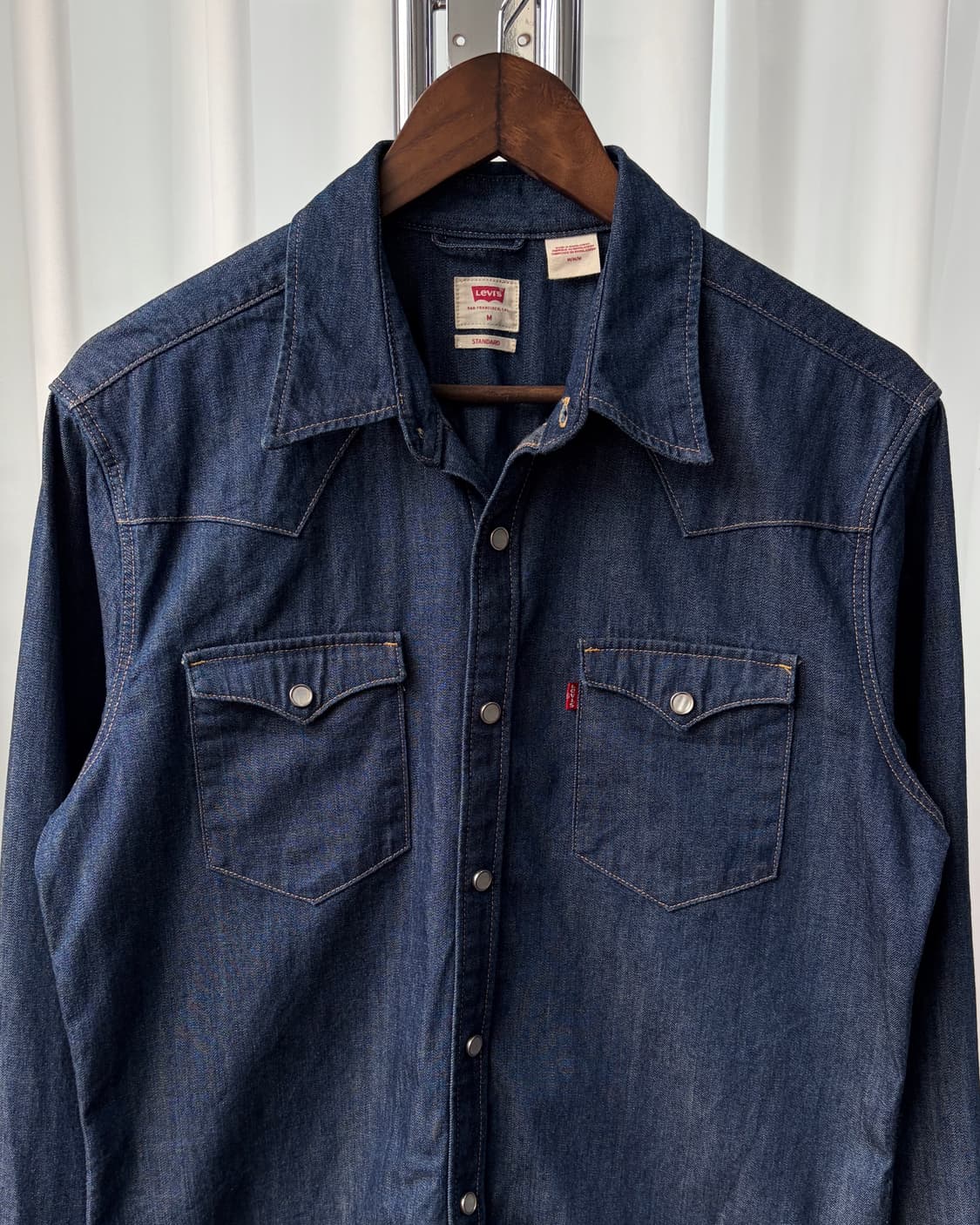 [M]리바이스 클래식 웨스턴 데님 셔츠 상품이미지5