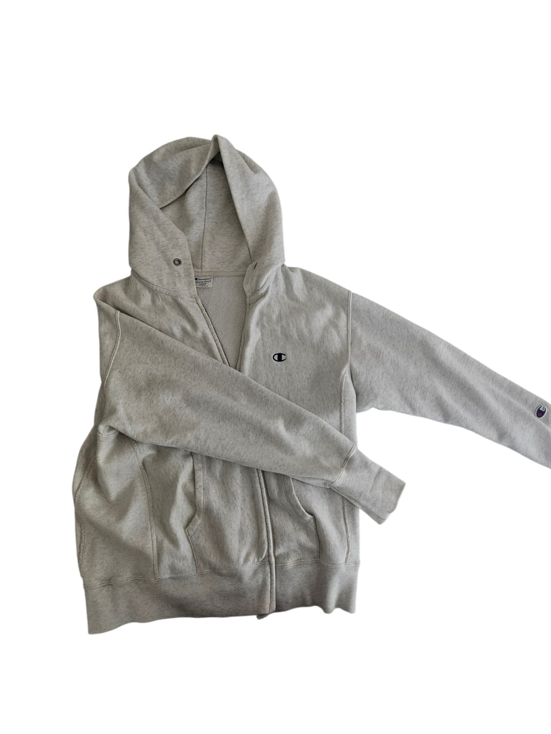 챔피온 리버스위브 후드집업 오트밀 상품이미지1