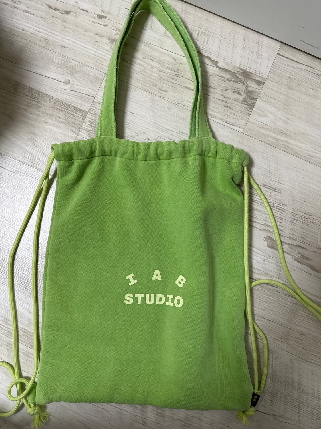 아이앱 스튜디오 피그먼트 가방 색 애플 그린 상품이미지1