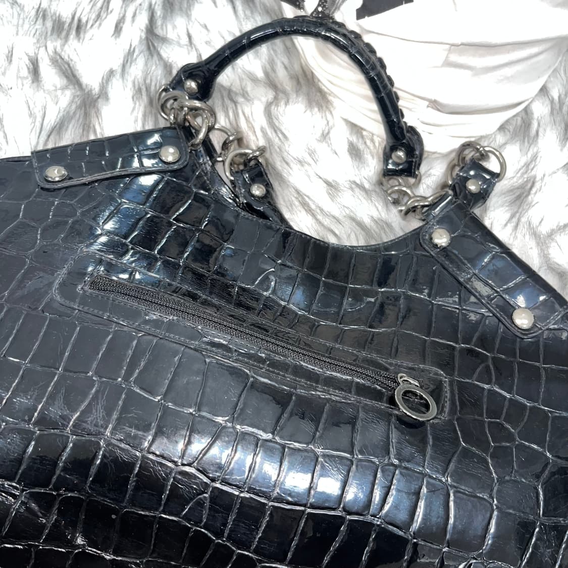 빈티지 블랙 파에톤 백 상품이미지4